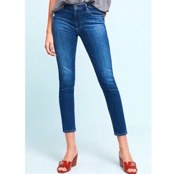 AG Adriano Goldschmied Stevie Slim Straight Crop Size 26R - Picture 1 of 13